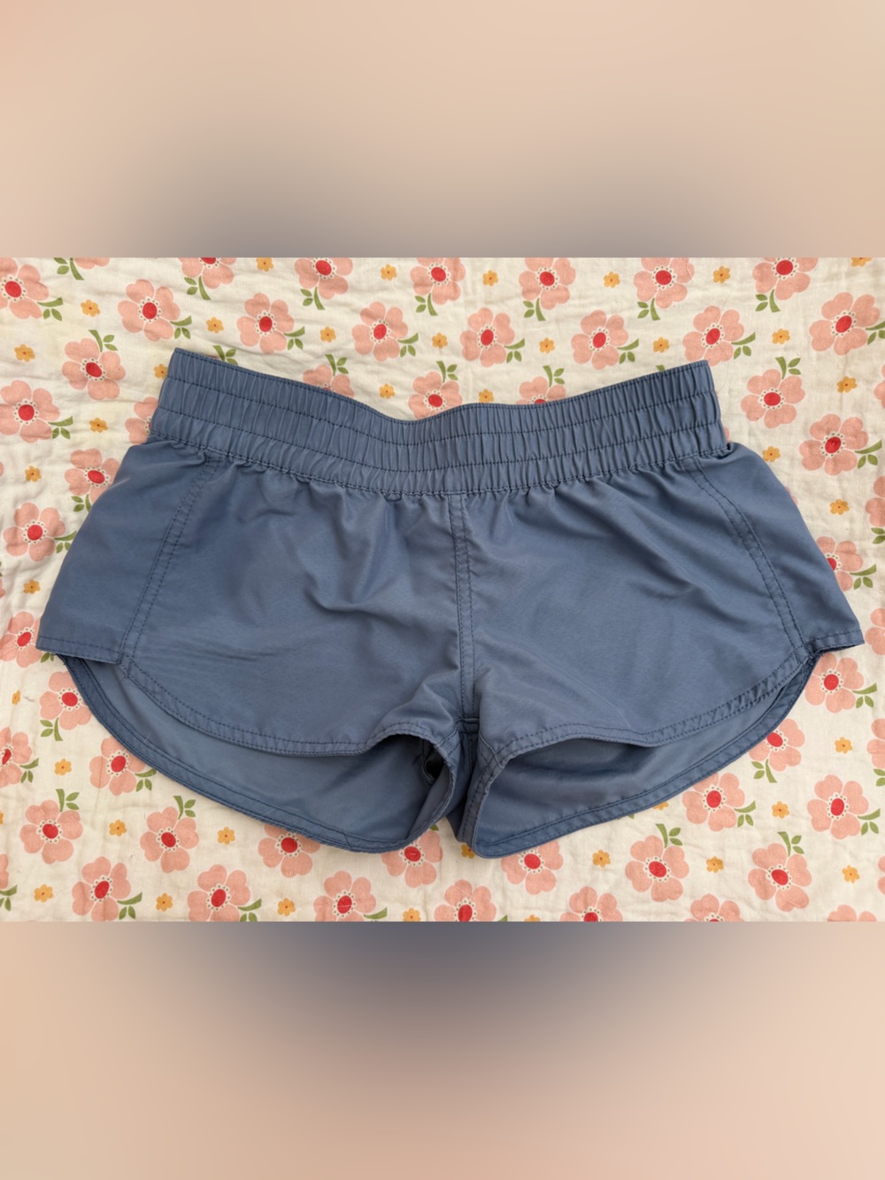 Volcom Slate Blue Women's Athletic Shorts